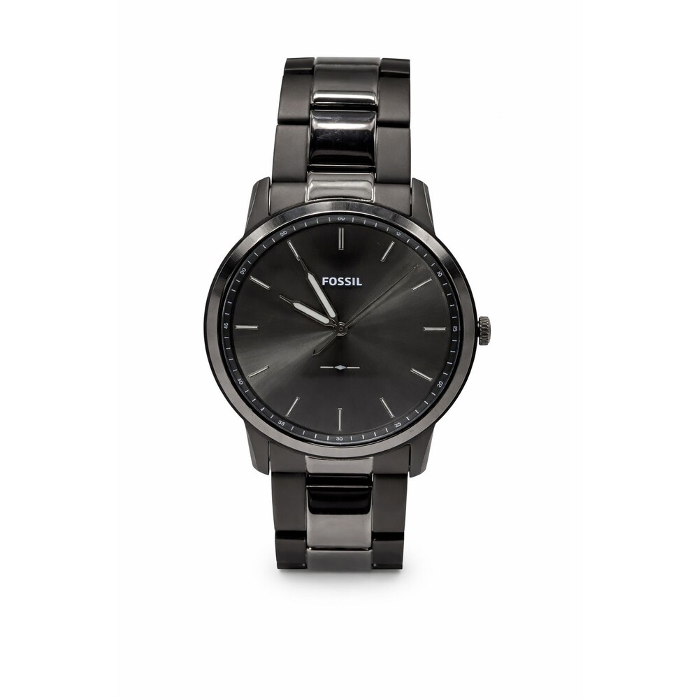 Fossil Minimalist Men's Smoke Stainless Steel Watch